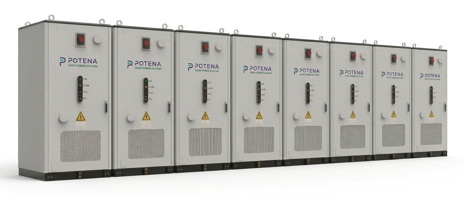 Potena Cube S125 (POT-Cube-S125/261 EU) units linked in parallel
